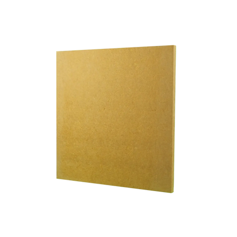 eine quadratische braue Dämmplatte für Dadant-Blatt-Beuten aus isolierendem Holzfasermaterial, Abdeckplatte zur Wärmedämmung und Temperaturstabilisierung im Bienenstock
