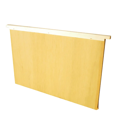 Holz-Schied für Dadant Blatt Bienenbeute zur Raumtrennung im Brutraum in Seitenansicht