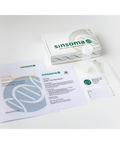 Lieferumfang der Sinsoma DNA-Trachtanalyse für Honig mit Mischbecher, Probenröhrchen, Pipette und Anleitung